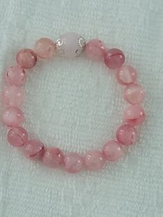 I will make to order any size Pink Agate Jewelry With 8mm Beads, Adjustable Rose Quartz Jewelry With 8mm Beads, Adjustable Rose Quartz Beaded Jewelry, Pink Agate Bracelets With 8mm Beads, Agate Beaded Jewelry With 8mm Beads, Round Agate 8mm Bead Jewelry, Rose Quartz Gemstone Beaded Bracelets, Silver Rose Quartz Bracelet With 8mm Beads, Adjustable Stretch Bracelet With Round Stones