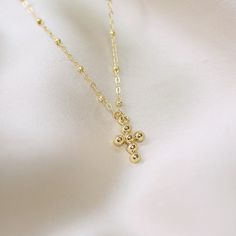 Beautiful Beaded Necklaces, Gold Pendants, Necklace Cross, Wardrobe Needs, Pearl Necklaces, Classic Gold, Gold Cross, Dainty Necklace, Staple Pieces