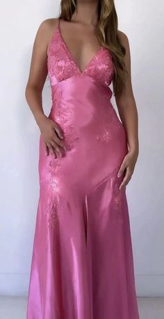 Weitese Dress Sage Green Vintage V Neck Beading Long Party Dress Formal Wear Dresses Dresses Plus Size Formal Princess Aesthetic Prom Dresses, Pink Vintage Prom Dress, Bright Pink Prom Dress, Dark Pink Prom Dress, Satin Evening Dress, One Shoulder Prom Dress, Evening Dress Long, Satin Evening Dresses, Formal Wear Dresses