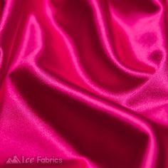 the pink fabric is very soft and shiny