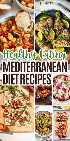 healthy eating mediterraneanan diet recipes