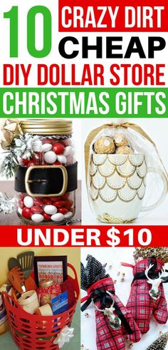 10 crazy diy dollar store christmas gifts under $ 10