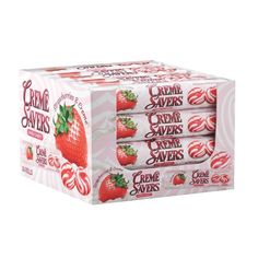 three boxes of candy with strawberries on them