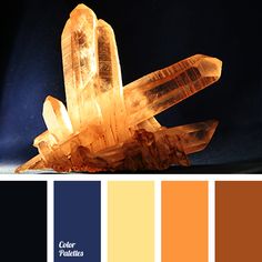 an orange and yellow color scheme with different shades