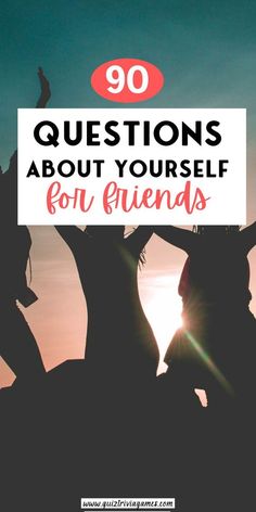 90 Fun Quiz Questions About Yourself for your Friends - Quiz Trivia Games #quiz #quizzes #buzzfeed  #triviaquestionsandanswers #quizzesbuzzfeed #bestfriendquiz #bffquiz Best Friend This Or That, Quiz For Best Friends, Bff Quiz Questions Best Friends, Bff Quiz Questions, Quiz About Me, Quiz For Friends, Questions Friends, Questions About Yourself, Bff Quiz