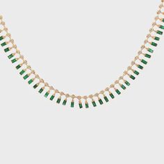 Natural Diamond with Genuine Dangling Emerald Cut Emerald Chocker Neck – Capucelli Emerald Choker, Chocker Necklace, White Gold Necklaces, Tennis Necklace, Gold Piece, Jewelry Cleaner, Jewelry Lover, Jewelry Pouch, Emerald Cut