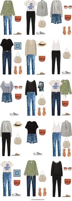 What to pack for New Orleans packing list | New Orleans Outfit Ideas | What to Wear in New Orleans | LousiannaL Packing list | Spring Packing List | England Outfit Ideas | What to Wear in Lousianna | Packing Light | Capsule Wardrobe | travel wardrobe | Fall packing list | travel capsule | livelovesara Italy Outfits Spring, New Orleans Outfit, Travel Outfit Spring, Europe Summer Outfits, Travel Packing Outfits, Italy Travel Outfit, New Orleans Vacation, New Orleans Trip, Winter Travel Outfit