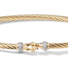 David Yurman Cable Collectibles Buckle Bracelet in 18K Yellow Gold David Yurman Cable Bracelet, Cable Bracelets, Buckle Bracelet, Yellow Gold Jewelry, David Yurman, Jewelry Accessories, Cable, Buy Online, In Store