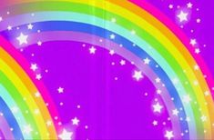 an image of a rainbow background with stars