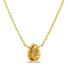 Birmingham Jewelry Item Number: BJP4333-18-11 Women's Necklace Pear Shape Citrine Birthstone Necklace14K Gold Citrine: 6.00mm x 4.00mm *The possibilities are not limited to the options in the dropdown. For pricing on further customizations & special options, please call: 1-586-939-5100 Yellow Gold Pear-shaped Gemstone Drop Necklace, Pear-shaped Gemstone Drop Necklace In Yellow Gold, Yellow Gold Pear-shaped Citrine Jewelry, Pear-shaped Citrine Jewelry In Yellow Gold, Yellow Gold Teardrop Gemstone Drop Necklace, Yellow Gold Teardrop Gemstone, Yellow Gold Briolette Gemstone Drop Necklace, Yellow Gold Gemstone Drop Necklace For Anniversary, Yellow Gold Teardrop Gemstones With Accents