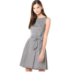 Anne Klein Gingham Navy, Black And White Sleeveless Dress. Detachable Wide Waist Tie-Sash. Back Zipper Closure. Fit And Flare Style. Size 10 Fits 8-10 Imo: Measurements Laying Flat: Chest Pit To Pit 20" Waist Side To Side 16" Length Shoulder To Hem 40" Fabric: Shell: Cotton & Spandex Underlining: 100% Polyester New With Tags Sleeveless Plaid Dress For Spring, Chic Sleeveless Houndstooth Plaid Dress, Chic Sleeveless Plaid Mini Dress, Fitted Sleeveless Plaid Work Dress, Sleeveless Black Plaid Dress For Spring, Spring Sleeveless Plaid Dress For Day Out, Fitted Sleeveless Plaid Dress For Work, Chic Sleeveless Gingham Dress, Chic Gingham A-line Dress