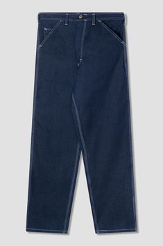 Stan Ray Indigo Denim Pant Indigo Accessories, Back In 1972, Painter Pants, Sewing Shop, Flat Felled Seam, Painters Pants, Small Sewing, Vintage Indigo, Stylish Pants