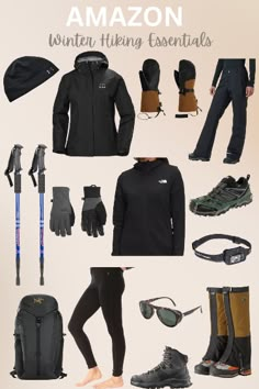 there are many items that can be found in the amazon winter hiking essentials box