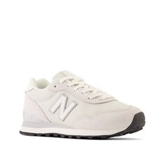 New Balance-515 v3 Sneaker - Women's Inspired by the New Balance 574, the 515 v3 sneaker is built for the busy, on-the-go life. The cushioned footbed and EVA foam midsole enhance comfort, while the retro-inspired design delivers a classic look. White New Balance Shoes, New Balance 515 V3, New Balance Shoe, Shoe Aesthetic, New Balance 515, New Balance 574, New Balance Sneakers, New Balance Shoes, Shoe Obsession