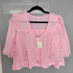 Nwt Soft/100% Cotton Baby Pink Big Fit Pink Country Outfit, Country Outfit, Western Babies, Winter Color Palette, Baby Pink Colour, Small Crop Tops, Cropped Shirt, Purple Shirt, Amaranth