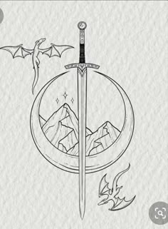 Swords Tattoo, Tattoo Line Art, Vendor Market, Tattoo Line, Tattoo Zeichnungen, Fantasy Tattoos, Inspiration Tattoos