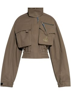 Vivienne Westwood Memphis Jacket - Farfetch City Dress, Yoko London, Summer Beach Wear, Short Jacket, Dolce & Gabbana, Lady Dior, Green Jacket, Crop Jacket, Vivienne Westwood