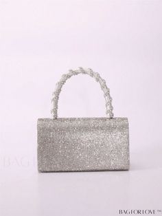 BagForLove - Elegant Rhinestone Chain Flap Mini Bag - Ideal Bridal Purse for Weddings, Proms & Parties Product Description Color Silver Details Rhinestone Magnetic Yes Strap Type Chain Bag Size Mini Style Glamorous Pattern Type Plain Type Square Bag Closure Type Flap Material Glitter Composition 100% Polyester Size Chart INCH CM Bag Height Bag Length Bag Width Handle Height Strap Length 3.9 inch 6.9 inch 2.4 inch 3.5 inch 47.2 inch Bag Height Bag Length Bag Width Handle Height Strap Length 10 cm 17.5 cm 6 cm 9 cm 120 cm Details Pictures Similar Products h2 { text-align: center; } /* æ¢è¡ */ li{ white-space: normal; word-break: break-all; word-wrap: break-word; } .red-box { width: 100%; display: flex; flex-direction: row; flex-wrap: wrap; justify-content: center; } .red-box > div { width: Glamorous Crystal Evening Bag For Prom, Crystal Handheld Evening Bag For Wedding, Handheld Crystal Evening Bag For Wedding, Elegant Crystal Bags For Prom, Sparkling Crystal Evening Bag For Wedding, Elegant Crystal Bag For Prom, Silver Crystal Wedding Bag, Silver Rhinestone Wedding Bags, Crystal Embellished Evening Bag For Wedding