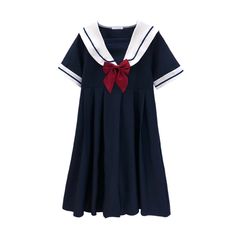 Kawaii Navy Dress PN3066 ●Material: Cotton . ●Size: Shoulder:35 cm,Bust:86 cm,Length:90 cm,Sleeve:22 cm,Waist:43 cm (Please allow 1-3cm differs due to manual measurement.As different computers display colors differently,the color of the actual may vary slightly from the above images.Thanks for your understanding.) ●About Shipping: We attach great importance to the orders of each customer and parcel delivery. 1.Processing time: 2-3 business days. 2.Shipping time: 10-15 business days to US, please allow 3-4 weeks shipping to other country.(Shipping times can be affected by variable customs clearance times or public holidays.) Casual Pleated School Dresses, Cute Mini Length Dresses For School, Preppy Long Sleeve Summer Dresses, Spring Mini Dress For School, Kawaii Style Short Sleeve Dresses, Harajuku Style Cotton Summer Dress, Summer Harajuku Style Cotton Dress, Summer Cotton Harajuku Dress, Summer Harajuku Cotton Dress