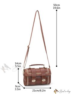 Bird in Bag - Embroidered Thread Handbag, Shoulder Bag, Crossbody Bag, Unique Embroidered Satchel Shoulder Bag For School, Embroidered Crossbody Satchel For Daily Use, Embroidered Satchel Shoulder Bag, Rectangular Embroidered Satchel For Everyday Use, Brown Embroidered Rectangular Bag, Embroidered Shoulder Backpack, Embroidered Brown Rectangular Satchel, Brown Embroidered Rectangular Satchel, Embroidered Satchel For Daily Use