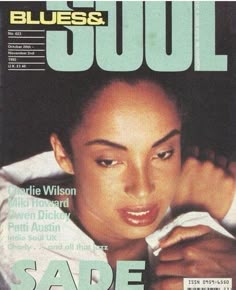 the cover of soul magazine features an image of a woman with her hands on her head