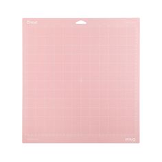 a pink cutting board with the words cricut on it and a white background