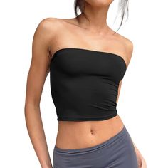 PRICES MAY VARY. pack of crop tops for women top blanco para mujer crop top black womens tops pack trendy crop tops brown bandeau top trendy women tank tops for sleeping women concert outfits cute white shirt high neck crop tank cute tanks tank top packs tank tops for sleeping white toos tank tops women pack girls white crop top cute summer outfits for teen girls crop tube top summer women outfits tank top for teens grey tube top long tube tops y2k clothes for teens crochet tube top tank tops sk Summer Outer, 90s Fashion Women, Retro Skirt, Strapless Crop Top, Printed Pleated Skirt, Tube Tops, Backless Top, Tights Outfit, Strapless Tops