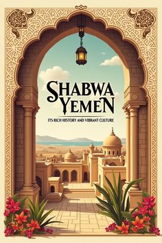 the cover to shabwa yemn, an ancient and vibrant culture novel