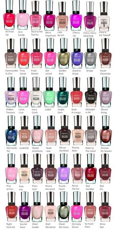 (1) Bottle Sally Hansen Salon Manicure Nail Polish Bottle may show shelf wear The brushes have all been inspected  Volume discounts available!  MORE COLORS ARE COMING SOON!! I HAVE 100'S OF BOTTLES! Sally Hansen Insta Dri Colors, Sally Hansen Insta Dri, Nail Polish Bottle, Regular Nail Polish, Show Shelf, Powder Nail Polish, Nail Polish Bottles, Beauty Nail, Pedicure Nails