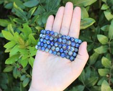 With its deep blue lapis lazuli beads, Lapis Bead Bracelet becomes a wearable embodiment of celestial wisdom. Imagine adorning your wrist with it, the regal stones echoing the vastness of the cosmos, like a portal to the universe's secrets. Details: Handmade item Materials: Gemstone Gemstone: Lapis lazuli Bracelet length: 7.5 Inches Adjustable Lapis Lazuli Bracelet With Round Beads, Blue Labradorite Bracelet As A Gift, Adjustable Lapis Lazuli Beaded Bracelets With Gemstone, Blue Labradorite Bracelets With Natural Stones, Blue 108 Beads Bracelet Jewelry, Lapis Lazuli Round Beads Jewelry For Healing, Blue Labradorite Bracelets With Round Beads, Adjustable Sodalite Beaded Bracelets With Round Beads, Blue Polished Beads Spiritual Stretch Bracelet