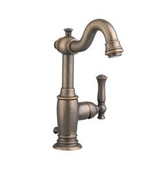 an antique style faucet with two handles