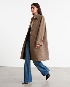 SETH DUSTER COAT Capsule Clothing, Winter Outfits 2024, Denim Editorial, Leather Sweater, Wool Overcoat, Capsule Outfits, Nili Lotan, Tailored Design, Womens Ballet Flats