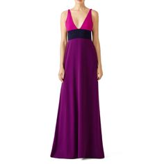 Jill Jill Stuart Purple Viola Colorblock Gown Pre-Owned Condition Signs Of Wear As Shown Purple Crepe (100% Polyester). Gown. Sleeveless. V-Neckline. Hidden Back Zipper With Hook-And-Eye Closure. Fully Lined. See Size & Fit Tab For Length. Imported. Size 4 Us Bundle For Discounts. Open To Offers. Message Me With Any Questions. Fitted Color Block Evening Dress, Elegant Color Block Evening Dress, Fitted Color Block Maxi Dress, Elegant Evening Color Block Dress, Fitted Color Block Dress For Evening, Jill Stuart, Rent The Runway, Color Purple, Color Blocking