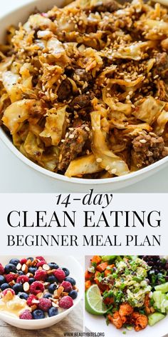 Clean Eating Menu, Start Eating Healthy, Meal Plan For Beginners, Clean Eating Recipes For Dinner, Clean Eating For Beginners, Meal Prep Tips, Healthy Recipes Clean, Clean Eating Meal Plan, Healthy Breakfasts