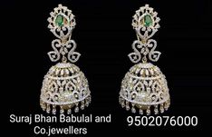 Diamond Necklace Indian, Gold Earrings Designs, Designer Earrings, Diamond Necklace, Diamond Earrings, Gold Earrings, Drop Earrings, Gold