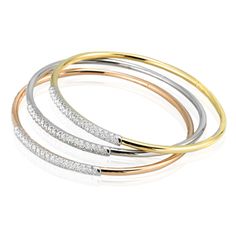 This beautiful bangle features a contemporary design set with brilliant diamonds and is perfect for creating a stack. Total Carat Weight .36¬¨¬®‚Äö√Ñ‚Ä†Diamonds Simon G Jewelry, 18k Gold Bangle, Bracelet Colors, White Gold Diamond Bracelet, Pave Bangle, Bangle Box, David Yurman Bracelet, Stackable Bangles, Jewelry Appraisal