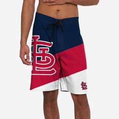 *SEP* *SEP*Dominate summer style the same way your team dominates their opponents. These St. Louis Cardinals Color Dive Boardshorts will have you ready for every pool party, beach day, and barbecue. Features Diagonal, multi-team colored design so you can let your true colors shine Large cropped team logo on front right leg that lets you show off your legendary team spirit AND your toned calf muscles Small team logo on front left leg so there's no question who you're rooting for Elastic waistband Calf Muscles, St Louis Cardinals, Big Game, Cardinals, St Louis, Board Shorts, Pool Party, Team Colors, Beach Day