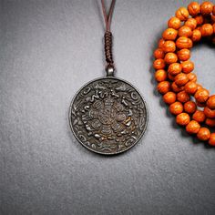 ❤This unique melong badge was collected from Rejia Monastery.It's a Astrology Protective Amulet Pendant,made of thokcha and carved 2 sided pattern.The shape is Tibetan Budhist amulet badge - SIPAHO.The front is calendar pattern, and the back is elephant.You can make it into pendant ,keychain,bag hanging, or just put it on your desk,as amulet.It Is Believed That The SIPAHO is a sacred chart with the symbols of Tibetan astrology, including its Tibet and Chinese forming with the image of “magic squ Protective Amulet, Buddhist Symbols, Astrological Symbols, Magic Squares, Pendant Keychain, 12 Zodiac, Keychain Bag, Tibetan Buddhist, Handmade Pendants