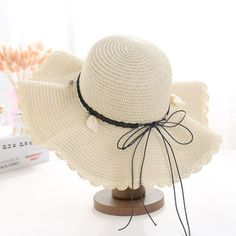 Wide Brim Hat Sun Protection Or Casual Wear Beige (Cover Photo) White (1st Pic) Pink (2nd Pic)