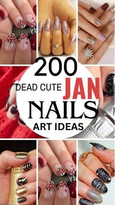 January Nails Ideas, Elegant Christmas Nail Designs, Nails January, January Nail, January Nail Designs, Champagne Nails