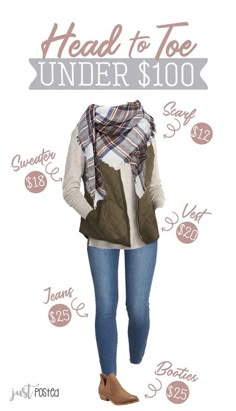 Need an entire new look from head to toe for under $100??!! This look is perfect and full of great layering options! This is great cozy look for fall and winter and would be so cute for Christmas pictures! Please note, the pricing on some items might be a little bit different. Both Old Navy & Target run wonderful sales that change frequently! When this look was made, these were the prices. Please note, the pricing on some items might be a little bit different. Both Old Navy & Target run wonderf Infinity Scarf Outfit Winter, Layered Looks For Winter, Versatile Winter Layering Sweater Vest, Old Navy Women Fleece Jacket, Tank-style Sweater Vest For Fall Layering, Old Navy Flannel Scarf, Old Navy Puffer Vest, Fall Winter Outfits, Outfits Casuales