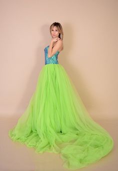 Green Italian Tulle Skirt Gown/ Green Tulle Skirt/ Choose Your | Etsy Green Ball Gown With Fitted Bodice For Prom Season, Green Floor-length Dress For Quinceanera, Green Ball Gown For Debutante Ball, Green Evening Dress For Quinceanera And Prom Season, Green Tulle Dress For Gala, Green Tulle Dress For Prom Season, Green Tulle Evening Dress For Gala, Green Tulle Evening Dress For Wedding, Green Tulle Ball Gown For Debutante Ball