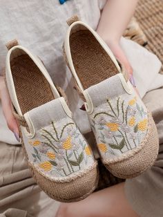 Radiate beachy vibes with every step wearing this slip-on espadrille that showcases a stripe motif and cross-strap. A rubber sole keeps your footing sure as you navigate slippery terrain. Slip-on Canvas linen upper Man-made lining Natural straw mat breathable insole Rubber sole Rose Field, Field Corn, Cactus Rose, Reindeer Headband, Beachy Vibes, Slip On Espadrilles, Pocket Jacket, Daily Dress, Sequin Top