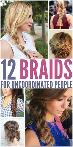 Fun Long Hairstyles, 12 Braids, Stylish Braids, Braiding Your Own Hair, Crazy House, Braid Ideas, Easy Braids, Free Shoes, Braids For Long Hair