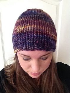 Kate's Two Hour Beanie knit  US 11 - 8.0 mm