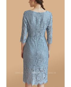 Get 10% off now! Buy gorgeous sheath lace cocktail party dress with split at wholesale price online. Free shipping and pro custom service since 2009. Elegant Spring Lace Dress For Mother Of The Bride, Elegant Bodycon Lace Dress For Party, Elegant Fitted Bodycon Dress With Lace Patchwork, Elegant Sheath Bodycon Wedding Dress, Elegant Sheath Bodycon Dress For Wedding, Elegant Knee-length Lace Dress For Mother Of The Bride, Party Sheath Dress With Lace Patchwork, Elegant Lace Trim Dress For Wedding Guest, Evening Sheath Dress With Lace Patchwork