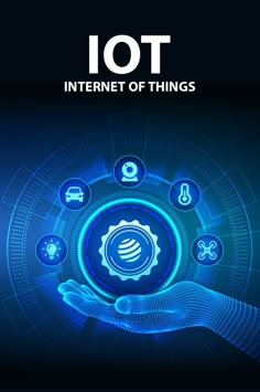 the cover of iot's internet of things