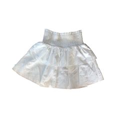 High Waist Ruffle Hem Skirt Cute Two Tier Ruffle Hem Skirt. High Wasit With Ruffle Design. Skirt Is New Without Tags. Color: White, Size: Xxs (Dsf) Design Skirt, Ruffle Hem Skirt, Ruffle Design, Hem Skirt, Ruffle Hem, High Waisted Skirt, Womens Skirt, High Waist, Color White