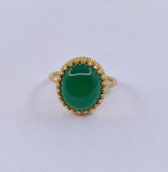 18K Gold Plated layer on 925 Sterling Silver. Metal : Solid Sterling Silver with 925 Stamp. Stone : Green Onyx Gold Emerald Oval Cabochon Ring, Gold Emerald Ring With Oval Cabochon, Oval Green Onyx Gemstone Ring, Oval Green Onyx Rings, Green Onyx Oval Ring, Handcrafted Silver Jewelry, Blue Topaz Pendant, Dainty Pendant, Topaz Stone