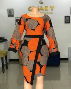 Ankara Summer Dresses, African Dress For Ladies, Dresses For Office, Dresses African Print, Dresses Ankara, Dress For Ladies, Ankara Short, Best African Dresses